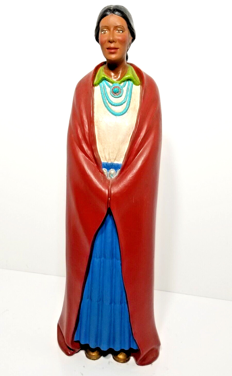 Sittre Ceramics, Statue of Native American Woman, Santa Fe Style. 18\