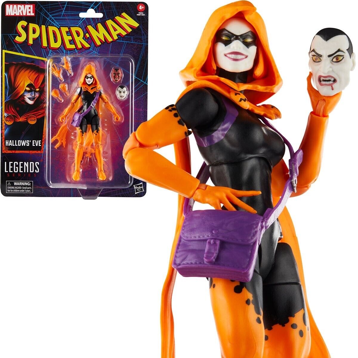 Hasbro • Marvel Legends • HALLOWS EVE • 6-in Action Fig • Spiderman • Ships Free