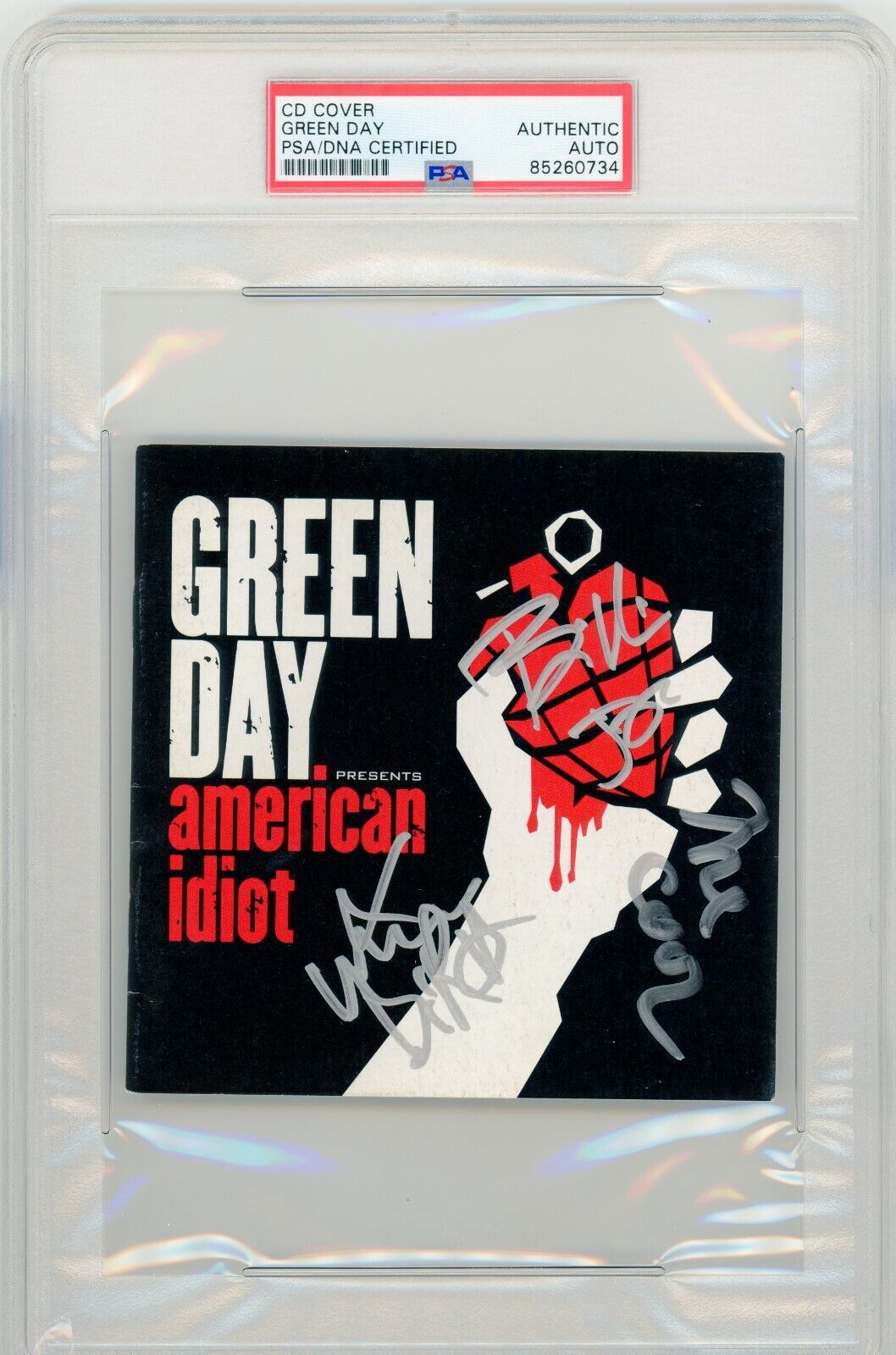 Green Day x3 ~ Signed Autographed American Idiot Billie Joe Armstrong ~ PSA DNA