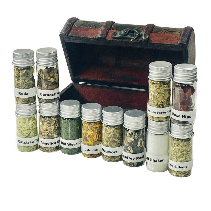 Apothecary Witchcraft Starter Kit Box  Wicca Supplies