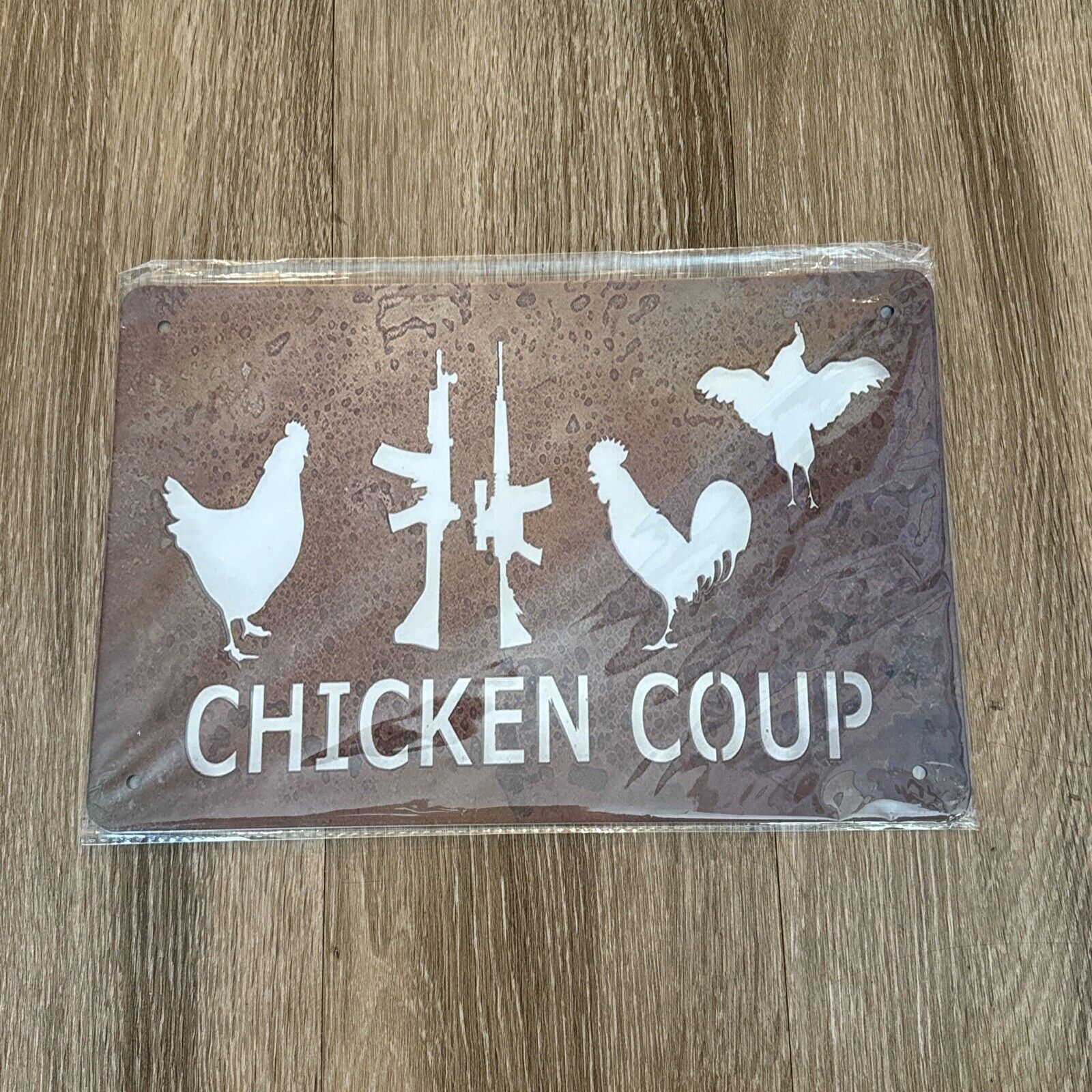 Chicken Coup Vintage Metal Sign