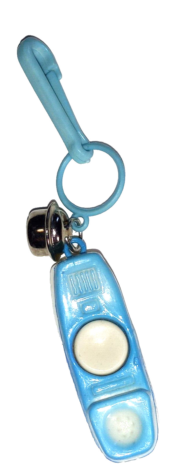 Vintage 1980s Plastic Charm Blue Telephone Phone Charms Necklace Clip On Retro