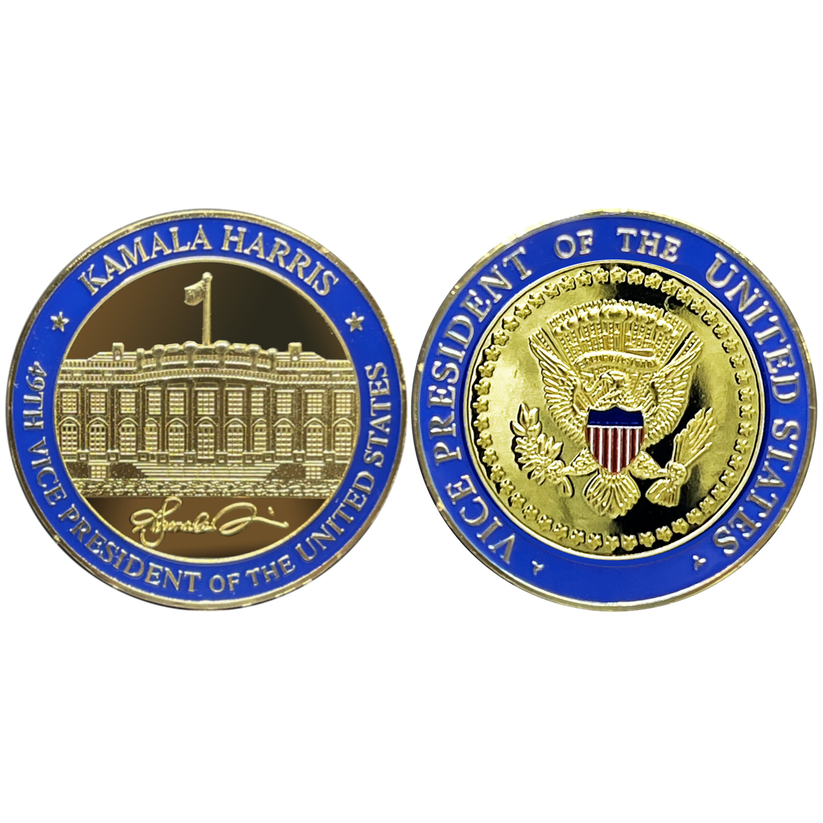 Vice President Kamala Harris White House Challenge Coin BL15-006