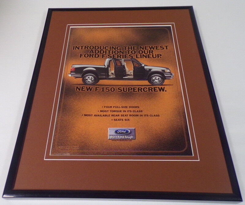2000 Ford F-150 Supercrew Framed 11x14 ORIGINAL Vintage Advertisement 