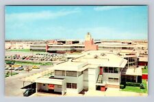 Denver CO- Colorado Stapleton Airport Airlines Office Buildings Vintage Postcard picture