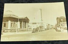 1943  Street Scene Movie Theatre Eureka , California Real Photo Postcard RPPC picture