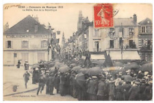 CPA 89 SENSES MUSIC CONTEST 1913 LE PARILE RUE DE LA REPUBLIQUE (rare shot picture