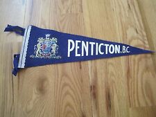 Pennant Penticton British Columbia Canada Souvenir Vintage 20 Inches picture