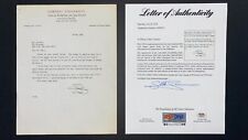 Carl Sagan SIGNED Cornell University Document PSA/DNA Comet Unveiling picture