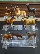 Lot Of Animal Figurines - 9 Mixed Animals Collectible Figures - Scheich, Safari  picture