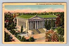Youngstown OH-Ohio, Stambaugh Auditorium, Antique Vintage c1944 Postcard picture