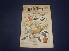1890 SEP 6 DON QUICHOTTE NEWSPAPER - L'OUVERTURE DE LA CHASSE - FRENCH - FR 3670 picture