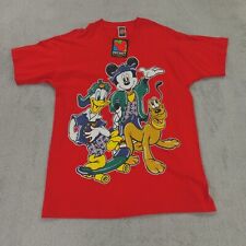 Mickey Unlimited Jerry Leigh Shirt Adult XL Red Disney Vintage 90s Single Stitch picture