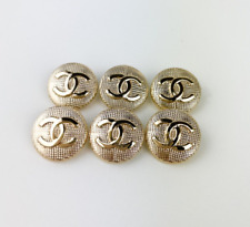 Chanel Vintage Designer Gold Button STAMPED | 6 PC Bundle picture
