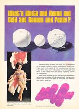 1973 Las Vegas Showgirl and Golf Ball Original Advertisement Print Art Ad J377 picture