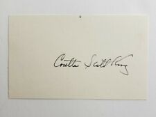 Coretta Scott King Signed Autograph 3x5 Index Card  Civil Rights Leader/Activist picture