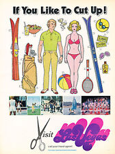 1973 Las Vegas Tour Travel Agent Promo - Vintage Advertisement Print Ad J376 picture