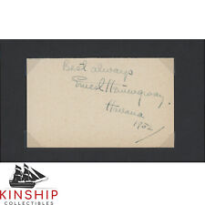 Ernest Hemingway signed Cut JSA LOA Rare Inscribed Auto Writer d.1961 Z1749 picture