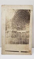 RHEIMS Cathedral FRANCE RPPC Unique Close Up with Picket Fencing Postcard C17 picture