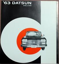 1963 Datsun Deluxe 2 Fold Car Brochure Excellent condition (Black3 picture