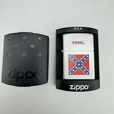 Zippo Lighter #205 Rebel - Made in USA Flag NEW UNUSED with Case picture
