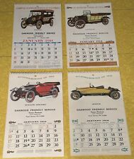Vintage Automemories Of 1911/14/15/16 Replica Advertisement Calendars Texaco picture