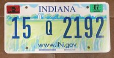 Indiana 2007 DEARBORN COUNTY License Plate # 15 Q 2192 picture