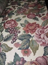 4 YARDS OF TRUE TAPESTRY FLORAL ABUNDANCE TAPESTRY UPHOLSTERY FABRIC Quality picture