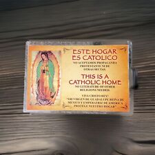 Este Hogar Es Catolico Cédula Laminada/This Is A Catholic Home. Laminated picture