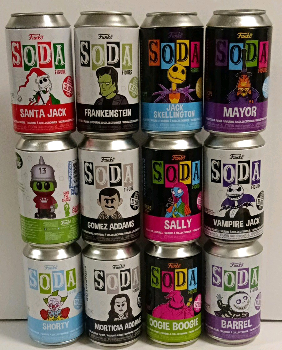 Funko Soda . Empty Cans Lot Of 12 PCs Lot #4 Funko Soda . Empty Cans Lot Of 12 PCs Lot #4