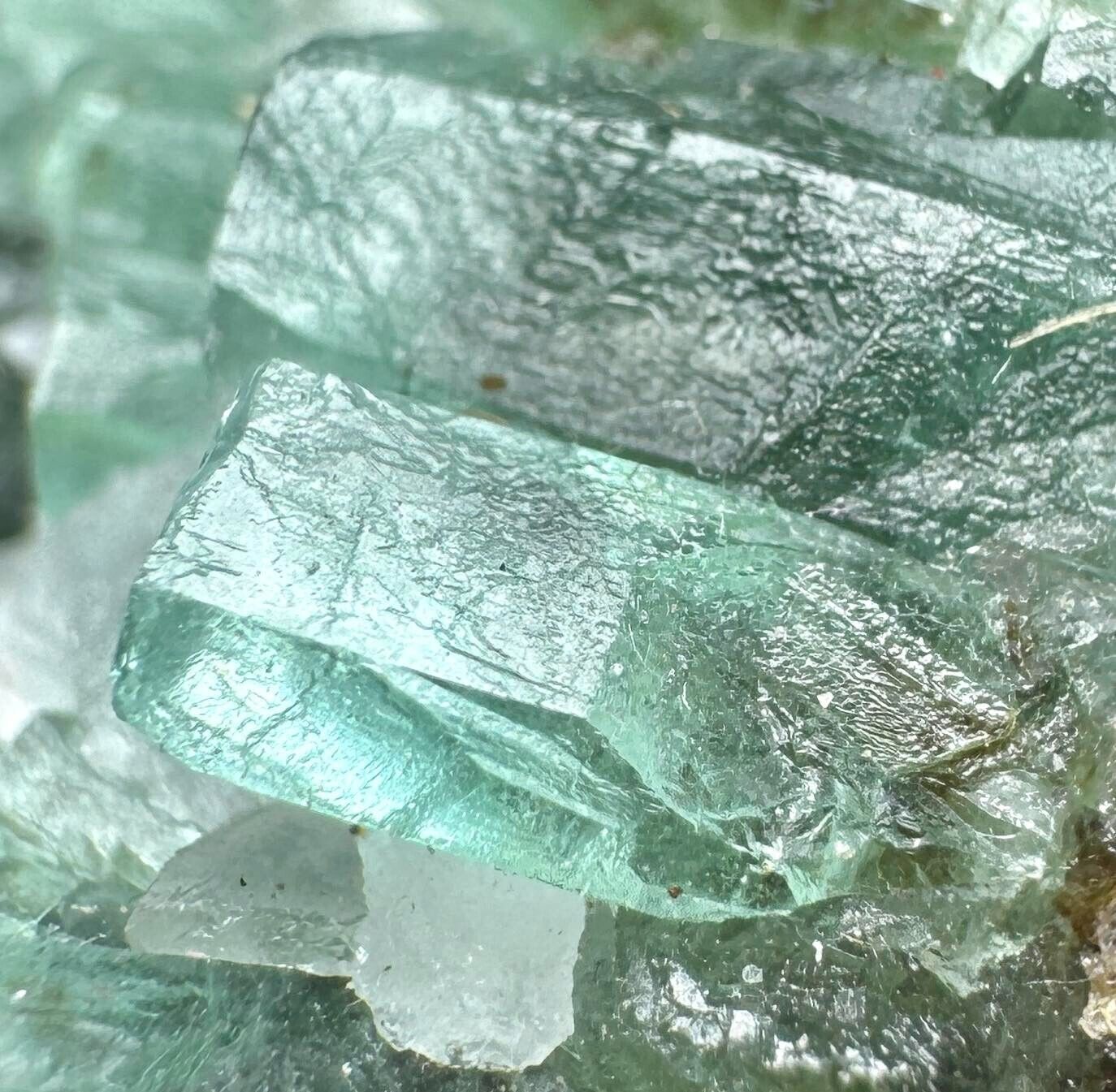 72 Carat Extremely Rare Transparent Green Emerald crystals Bunch On Matrix @PAK