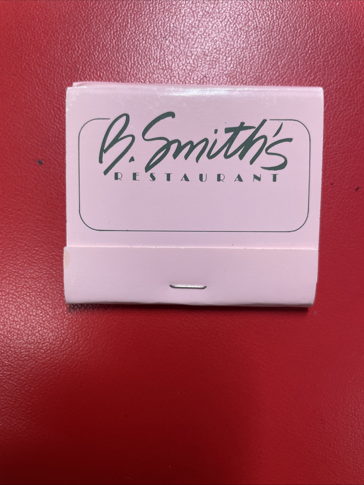 B. Smith’s Restaurant Matchbook 