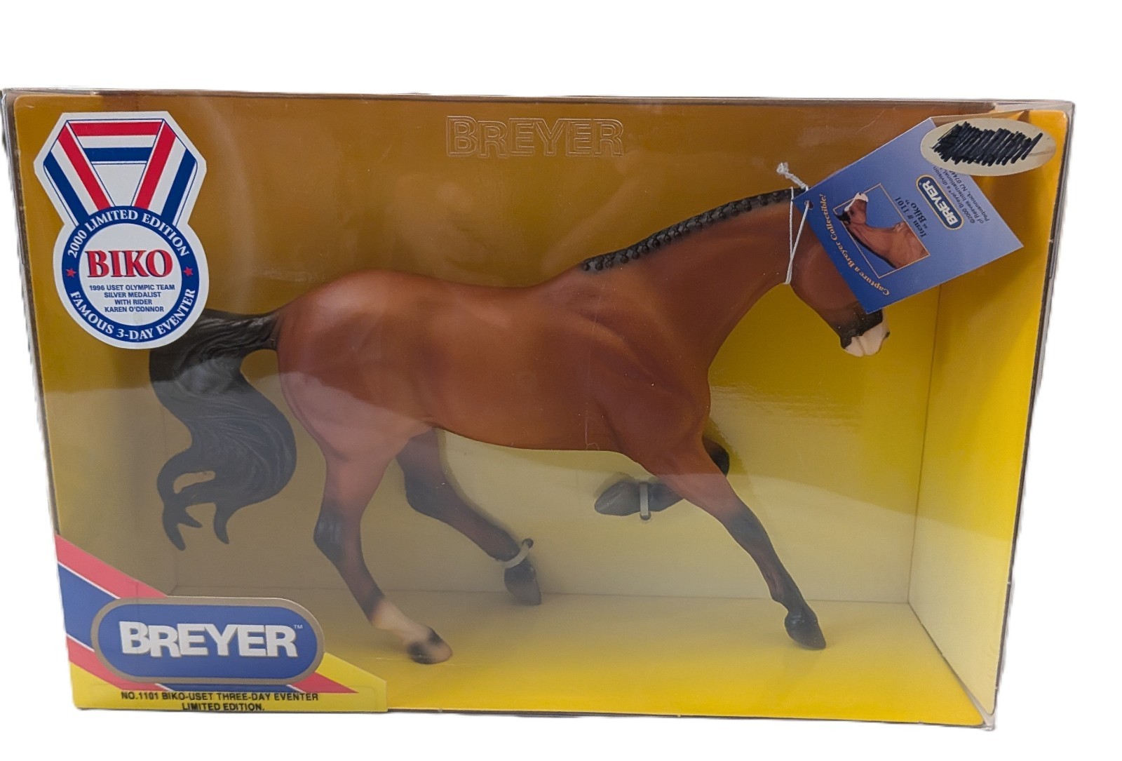 Breyer Limited Edition 1101 Biko-USET Three Day Eventer 1996 Olympic Team Silver