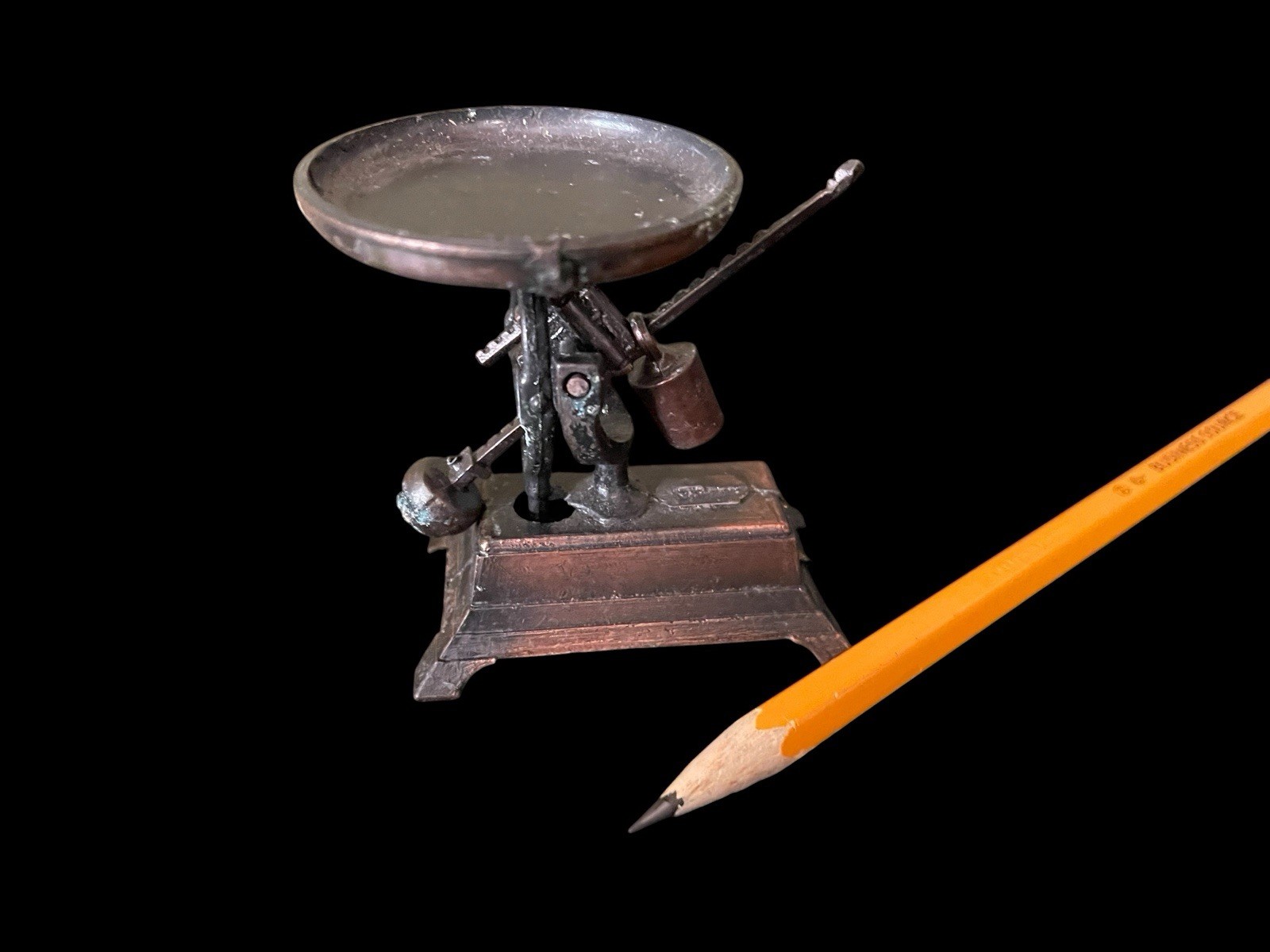 Miniature Antique Repro *Working Scale* Fine Pencil Sharpener Desk or Dollhouse