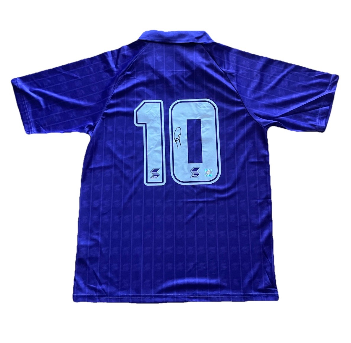 Fiorentina - Replica Jersey 1990 Roberto Baggio Autographed with COA and photo proof