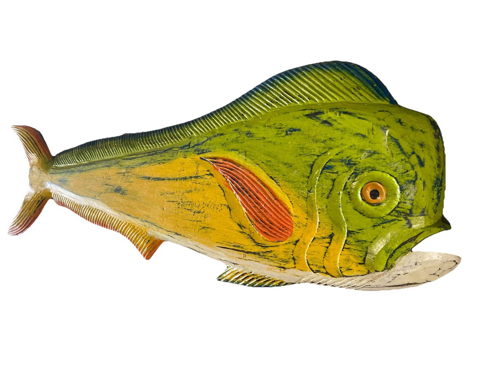 39” MAHI MAHI DOLPHIN Fish WALL ART TROPICAL NAUTICAL PATIO TIKI BAR HOME DECOR 39” MAHI MAHI DOLPHIN Fish WALL ART TROPICAL NAUTICAL PATIO TIKI BAR HOME DECOR