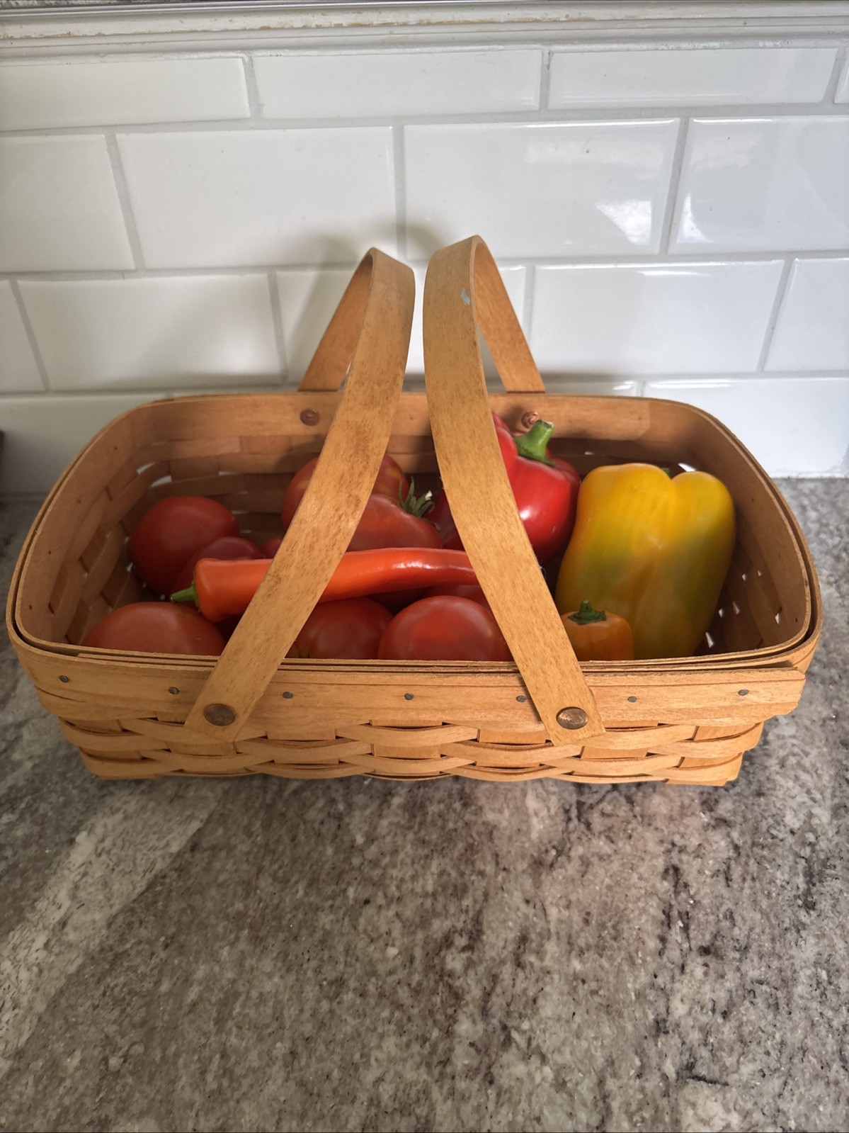 Vintage Longaberger Gathering Basket 1993 14