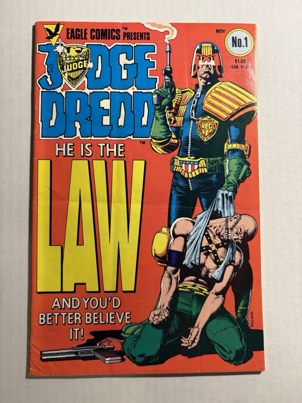 Judge Dredd #1 (Eagle Comics November 1983)
