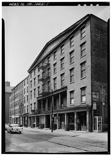 Philadelphia PA Merchants Hotel North Fourth Street 1900s Building Exterior