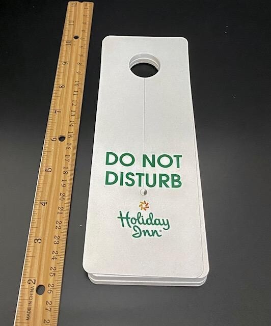 (TODAYS SPECIAL) ⭐LOT OF 10⭐ VTG HOLIDAY INN DO NOT DISTURB HOTEL DOOR HANGERS