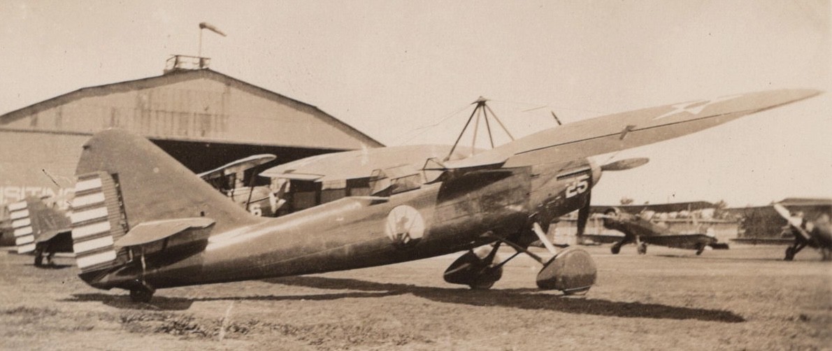 1930s Douglas Y10 43 31A Military Fighter Airplane Parked Airfield