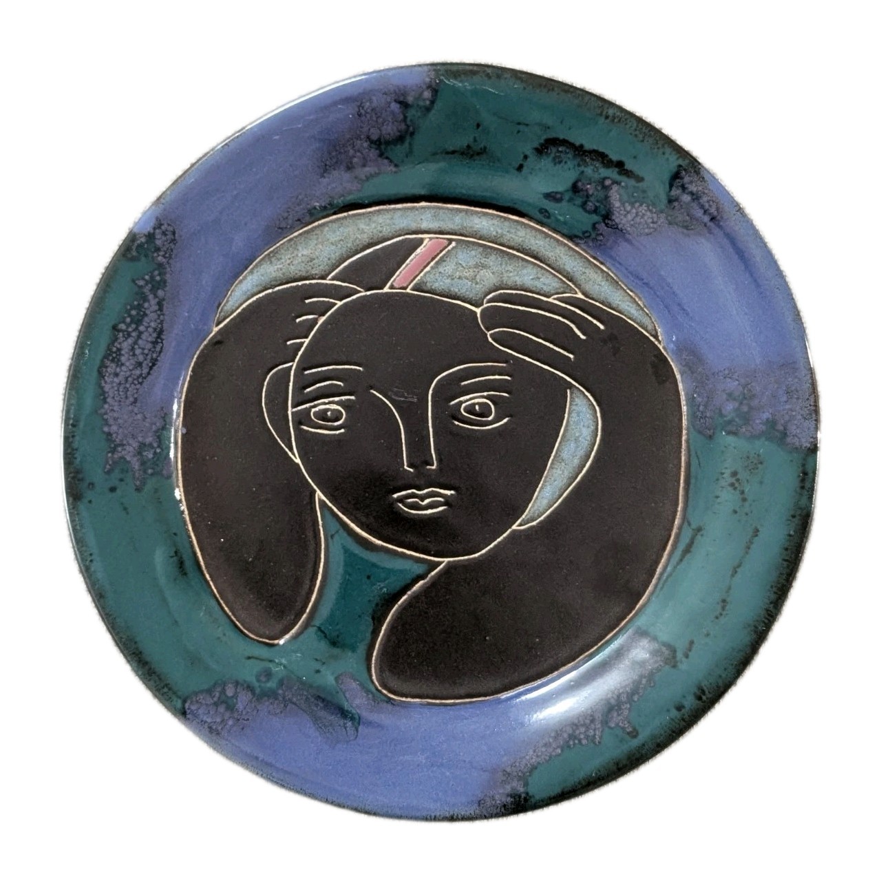 Vintage Mara of Mexico Stoneware Plate 8.5