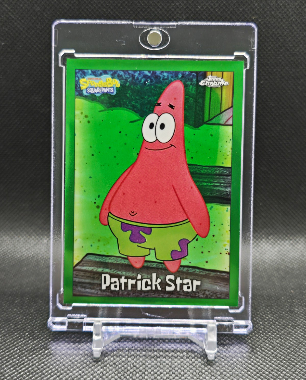 2025 Topps Chrome SpongeBob 25th Anniversary Kelp Green #24 Patrick Star