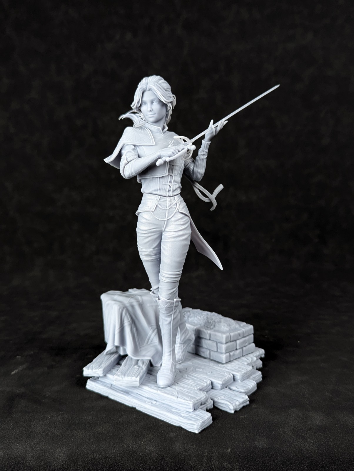 Maelle Expedition 33 | Garage Kit | Unpainted Resin Figure | DIY Model Kit
