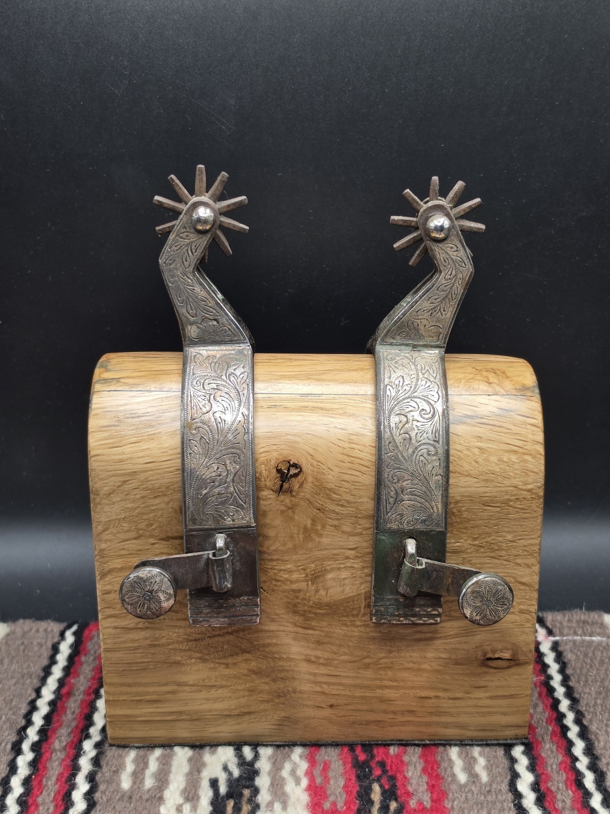 Handmade Vintage Sterling Overlay Spurs