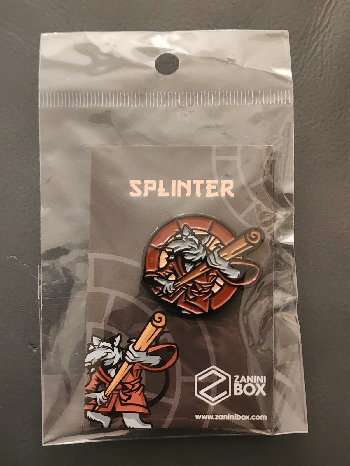 Splinter - Teenage Mutant Ninja Turtles Enamel Pin (New)