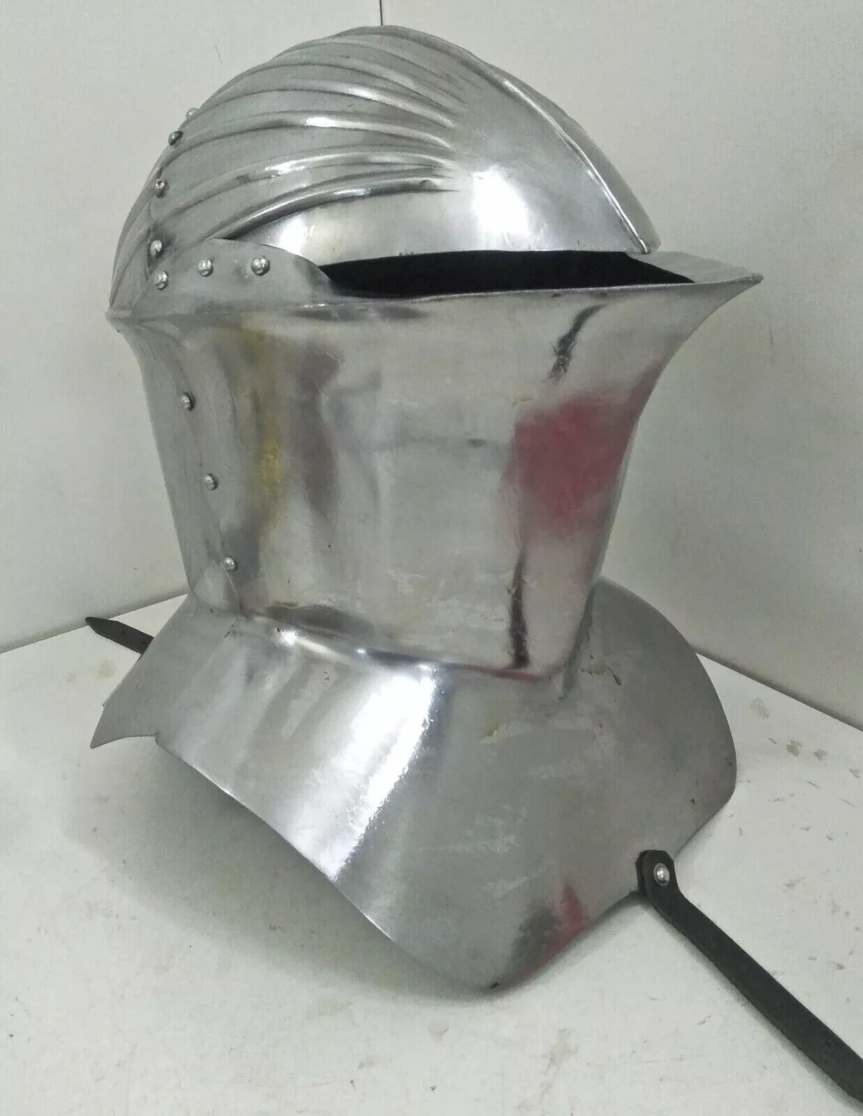 Medieval Frog Mouth Helmet 15 Century Helmet Worn By Mounted Knights Halloween