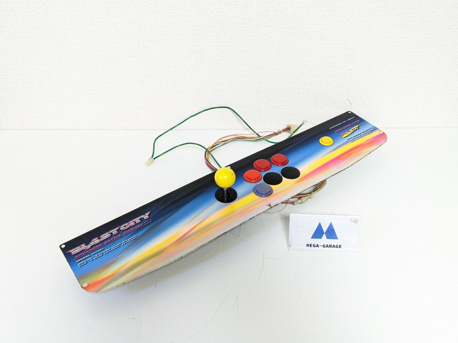 BLAST CITY Arcade Cabinet CONTROL PANEL SEGA #3