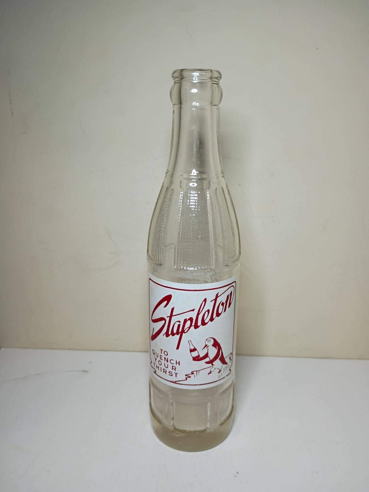 PENGUIN with SODA BOTTLE Acl Soda Bottle - STAPLETON BEVERAGES Auburn NY