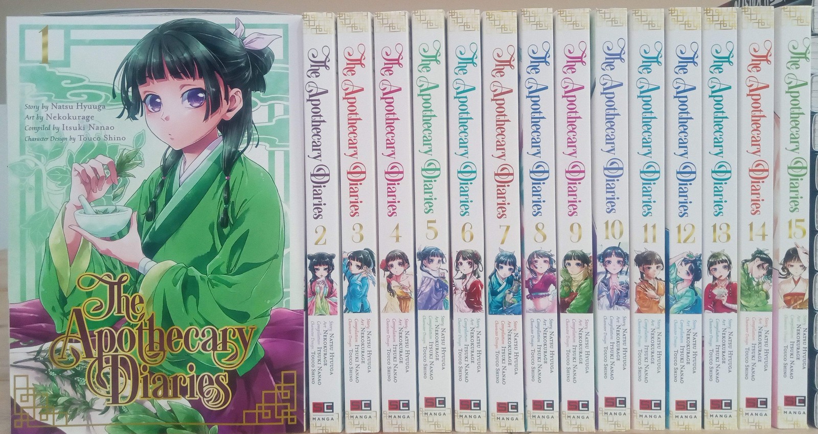 The Apothecary Diaries Manga Vol. 1-15 Set Natsu Hyuuga Sqaure Enix